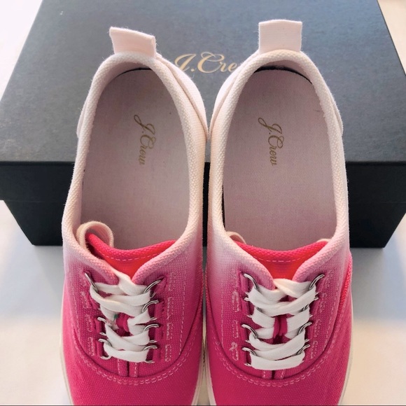 NIB J Crew 2 color dipped sneaker - Picture 3 of 7